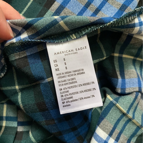 American Eagle Highest Rise Plaid Mini Skirt - Picture 10 of 10